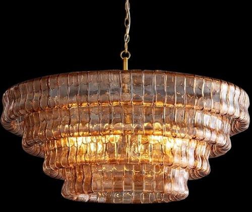 Amber Smoke Chandelier chandelier rental Nashville