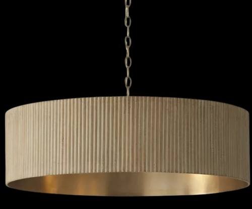 Large Beige Drum Chandelier chandelier rental Nashville