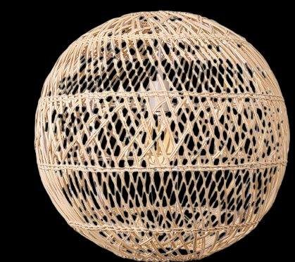 Round Rattan Chandelier chandelier rental Nashville