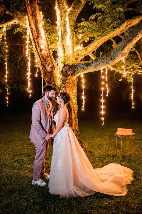 Crystal chandelier Nashville wedding reception